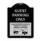 Signmission Guest Parking Unauthorized Vehicles Towed Owner Expense Aluminum Sign, 18" L, 24" H, BS-1824-23928 A-DES-BS-1824-23928 - alternate 1